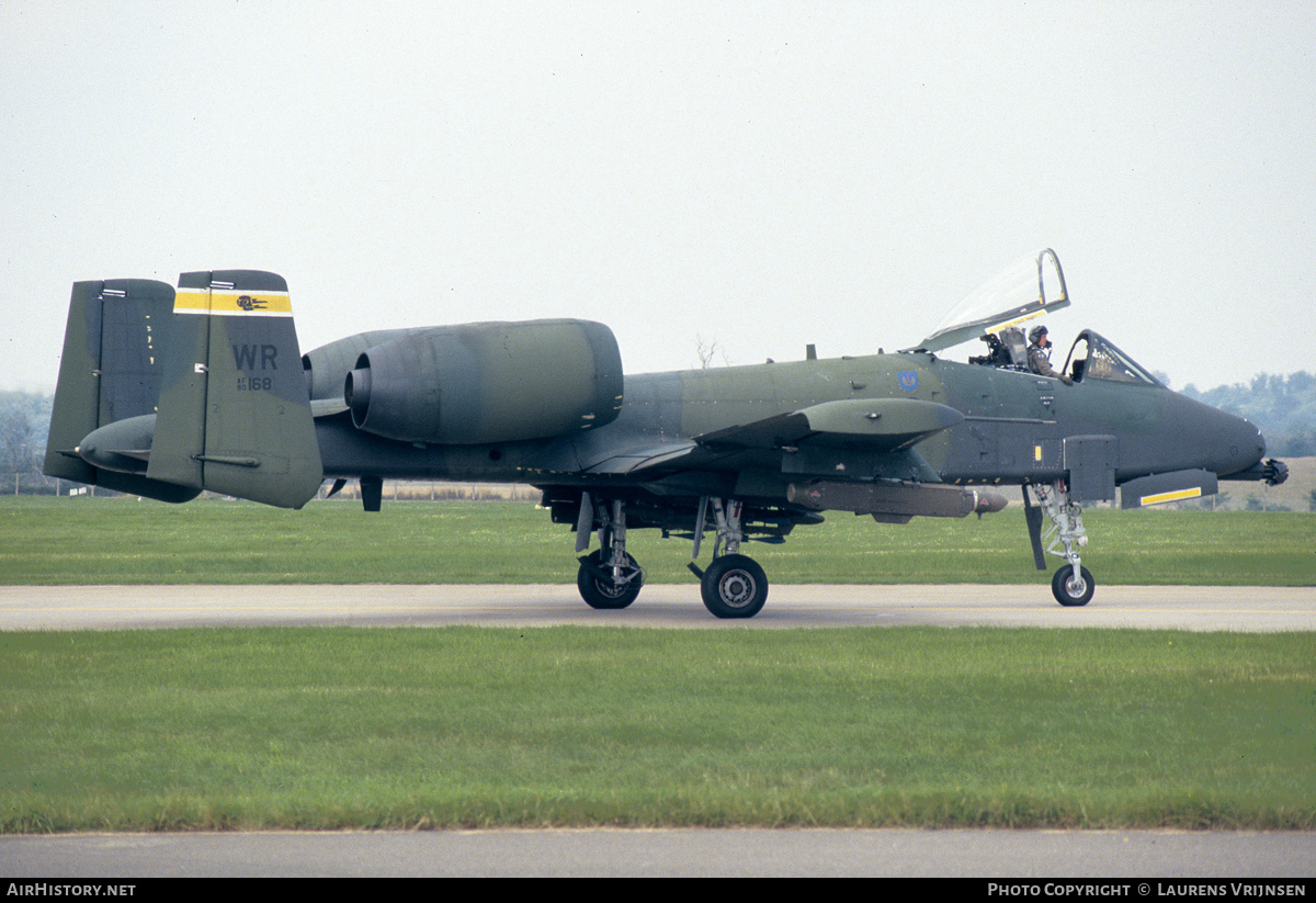 Aircraft Photo of 80-0168 / AF80-168 | Fairchild A-10A Thunderbolt II | USA - Air Force | AirHistory.net #162464