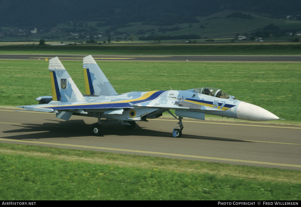 Aircraft Photo of 57 blue | Sukhoi Su-27S | Ukraine - Air Force | AirHistory.net #162470