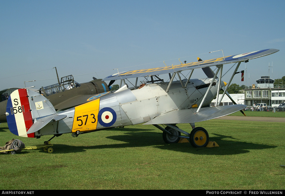 Aircraft Photo of G-BWWK / S1581/573 | Hawker Nimrod Mk1 | AirHistory.net #162479