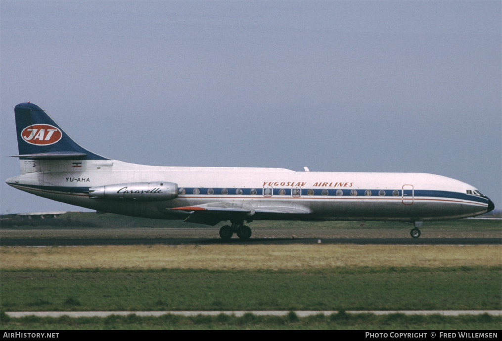 Aircraft Photo of YU-AHA | Sud SE-210 Caravelle VI-N | JAT Yugoslav Airlines - Jugoslovenski Aerotransport | AirHistory.net #162481