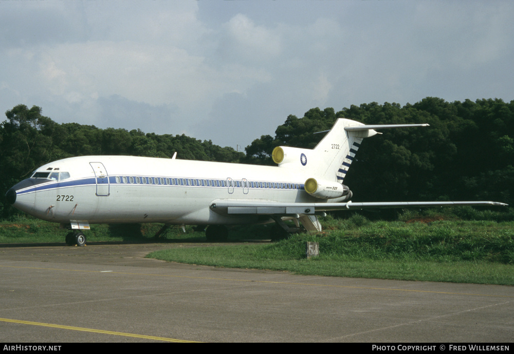Aircraft Photo of 2722 | Boeing 727-109 | Taiwan - Air Force | AirHistory.net #162489