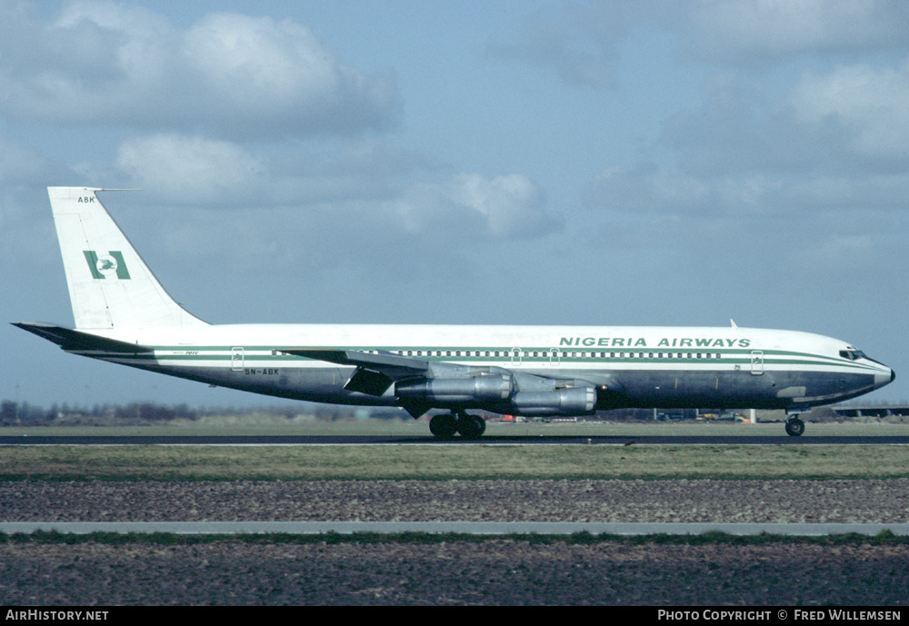 Aircraft Photo of 5N-ABK | Boeing 707-3F9C | Nigeria Airways | AirHistory.net #162492