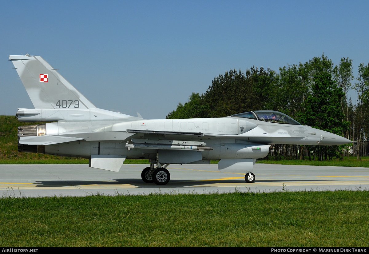 Aircraft Photo of 4073 | Lockheed Martin F-16CJ Fighting Falcon | Poland - Air Force | AirHistory.net #162495