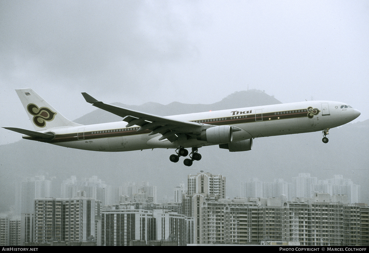 Aircraft Photo of HS-TEA | Airbus A330-321 | Thai Airways International | AirHistory.net #162512