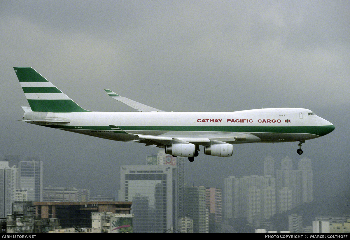 Aircraft Photo of B-HUH | Boeing 747-467F/SCD | Cathay Pacific Airways Cargo | AirHistory.net #162527