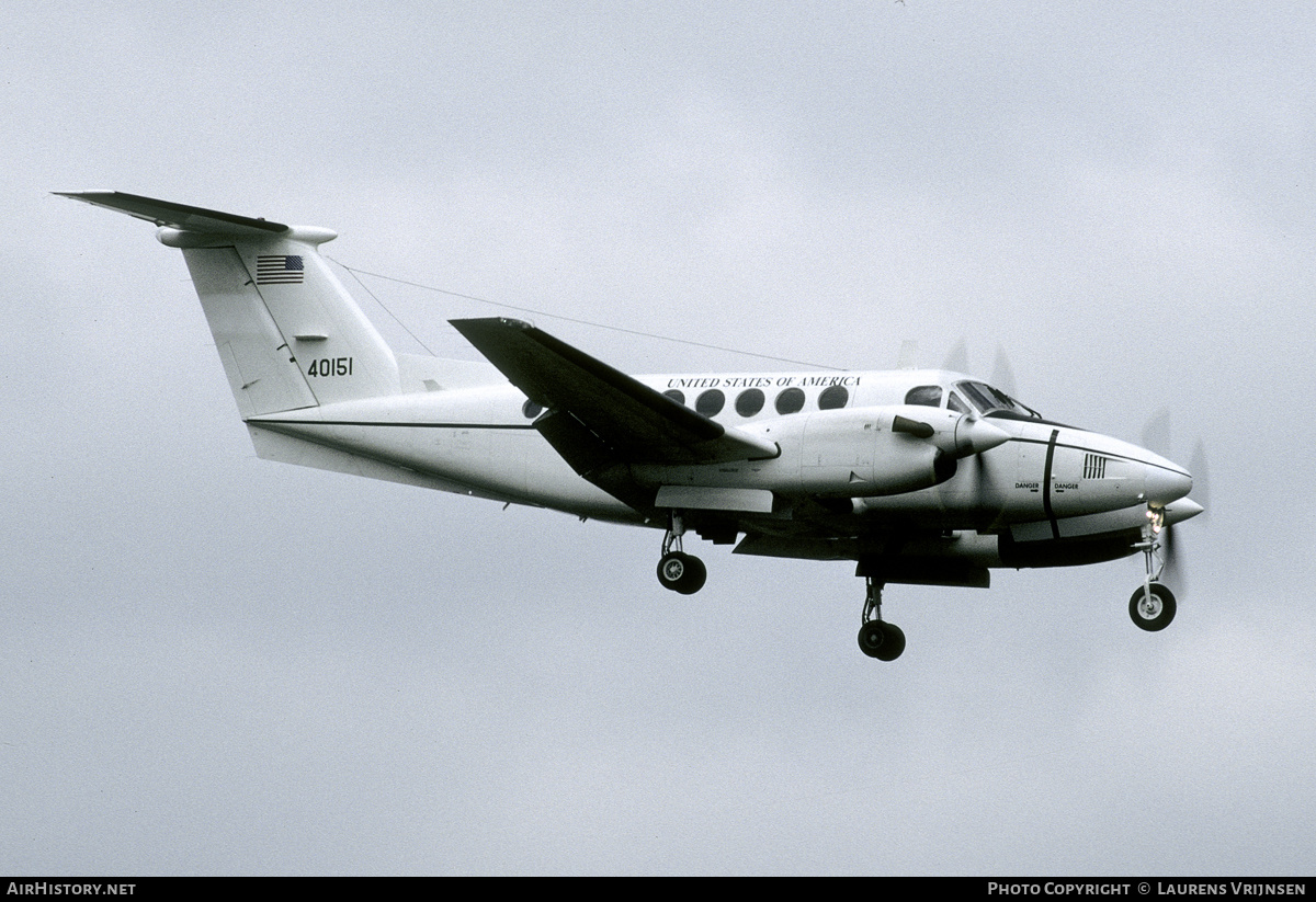 Aircraft Photo of 84-0151 / 40151 | Beech C-12F Huron (B200C) | USA - Army | AirHistory.net #162532