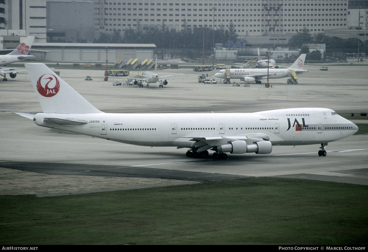 Aircraft Photo of JA8169 | Boeing 747-246B | Japan Airlines - JAL | AirHistory.net #162535