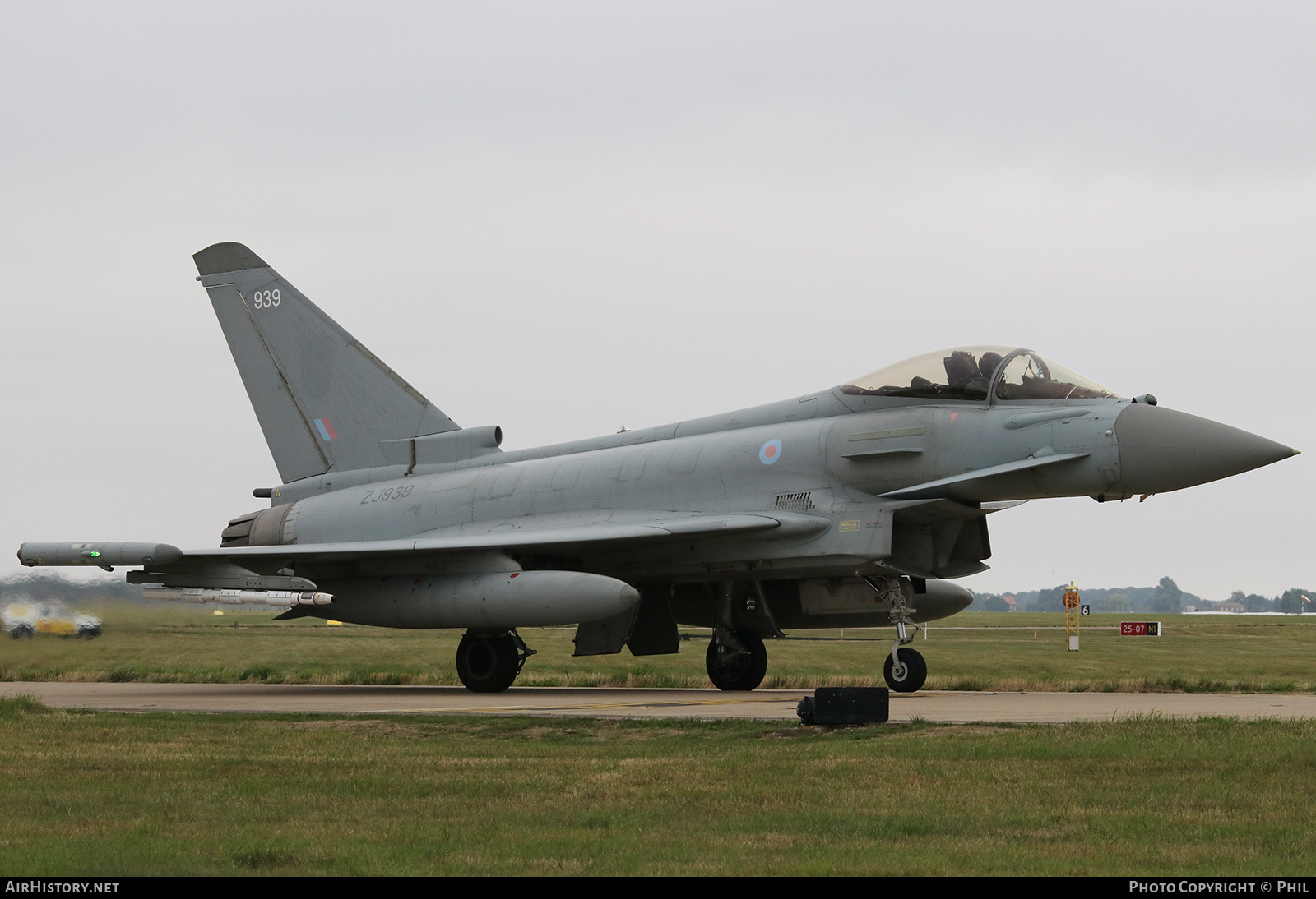 Aircraft Photo of ZJ939 | Eurofighter EF-2000 Typhoon FGR4 | UK - Air Force | AirHistory.net #162567