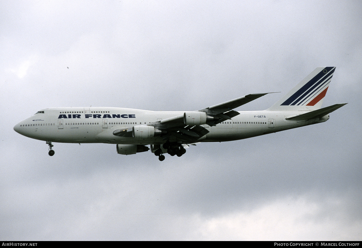 Aircraft Photo of F-GETA | Boeing 747-3B3M | Air France | AirHistory.net #162580