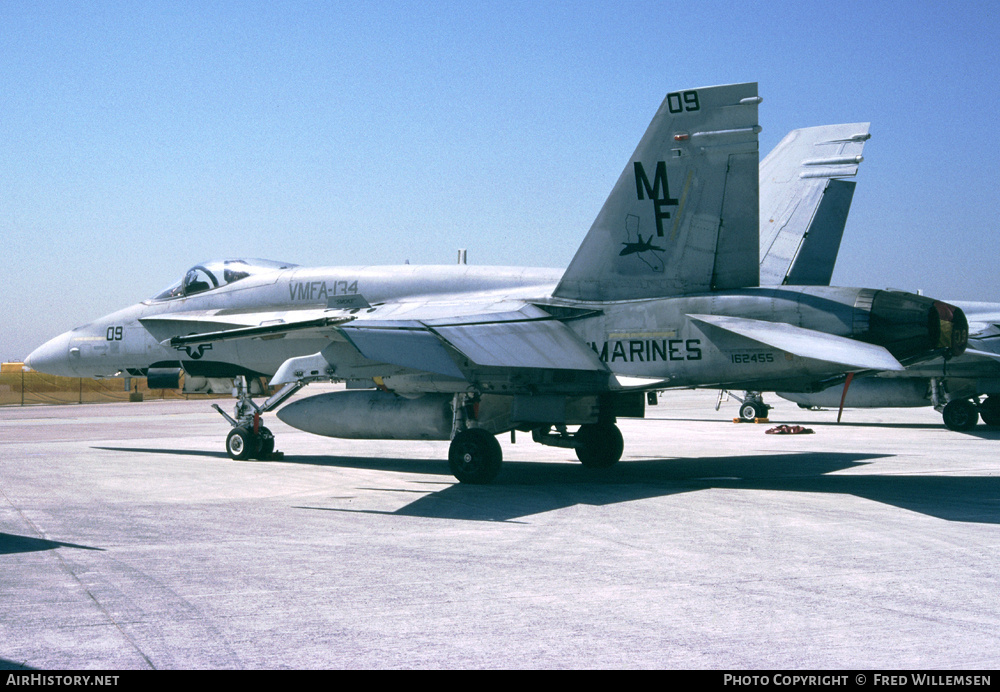 Aircraft Photo of 162455 | McDonnell Douglas F/A-18A Hornet | USA - Marines | AirHistory.net #162588