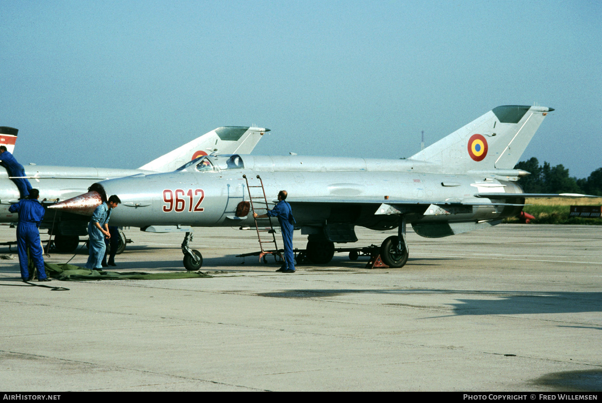 Aircraft Photo of 9612 | Mikoyan-Gurevich MiG-21MF | Romania - Air Force | AirHistory.net #162598
