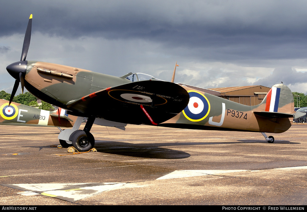 Aircraft Photo of G-MKIA / P9374 | Supermarine 300 Spitfire Mk1A | AirHistory.net #162603