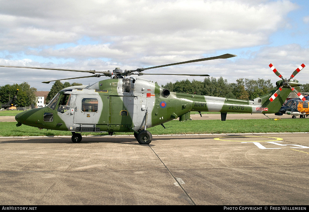 Aircraft Photo of ZE376 | Westland WG-13 Lynx AH9 | UK - Army | AirHistory.net #162607