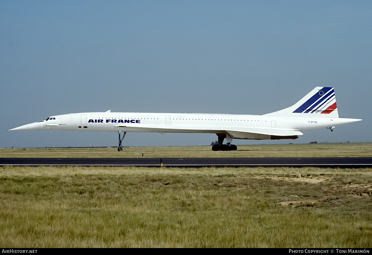 Aircraft Photo of F-BTSD | Aerospatiale-British Aerospace Concorde 101 | Air France | AirHistory.net #162617