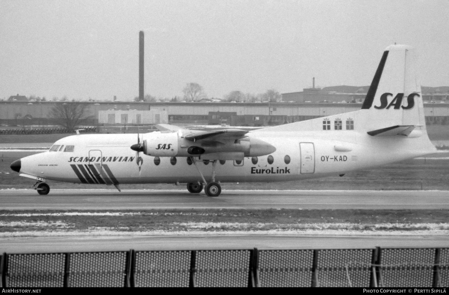 Aircraft Photo of OY-KAD | Fokker F27-600 Friendship | Scandinavian Commuter - Eurolink | AirHistory.net #162620