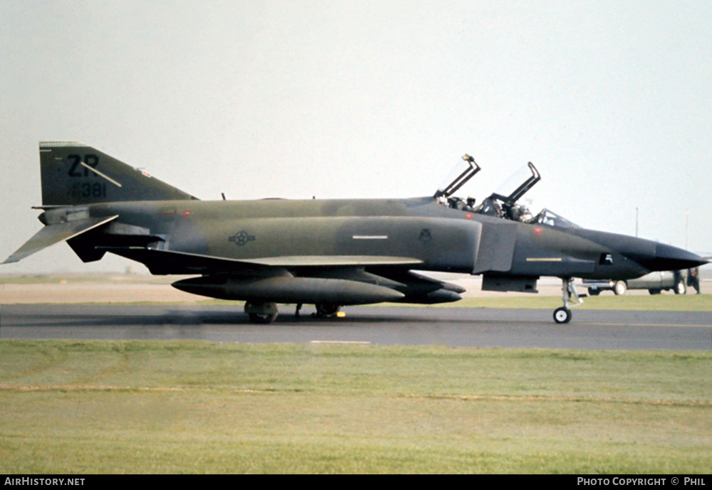 Aircraft Photo of 69-0381 / AF69-381 | McDonnell Douglas RF-4C Phantom II | USA - Air Force | AirHistory.net #162627