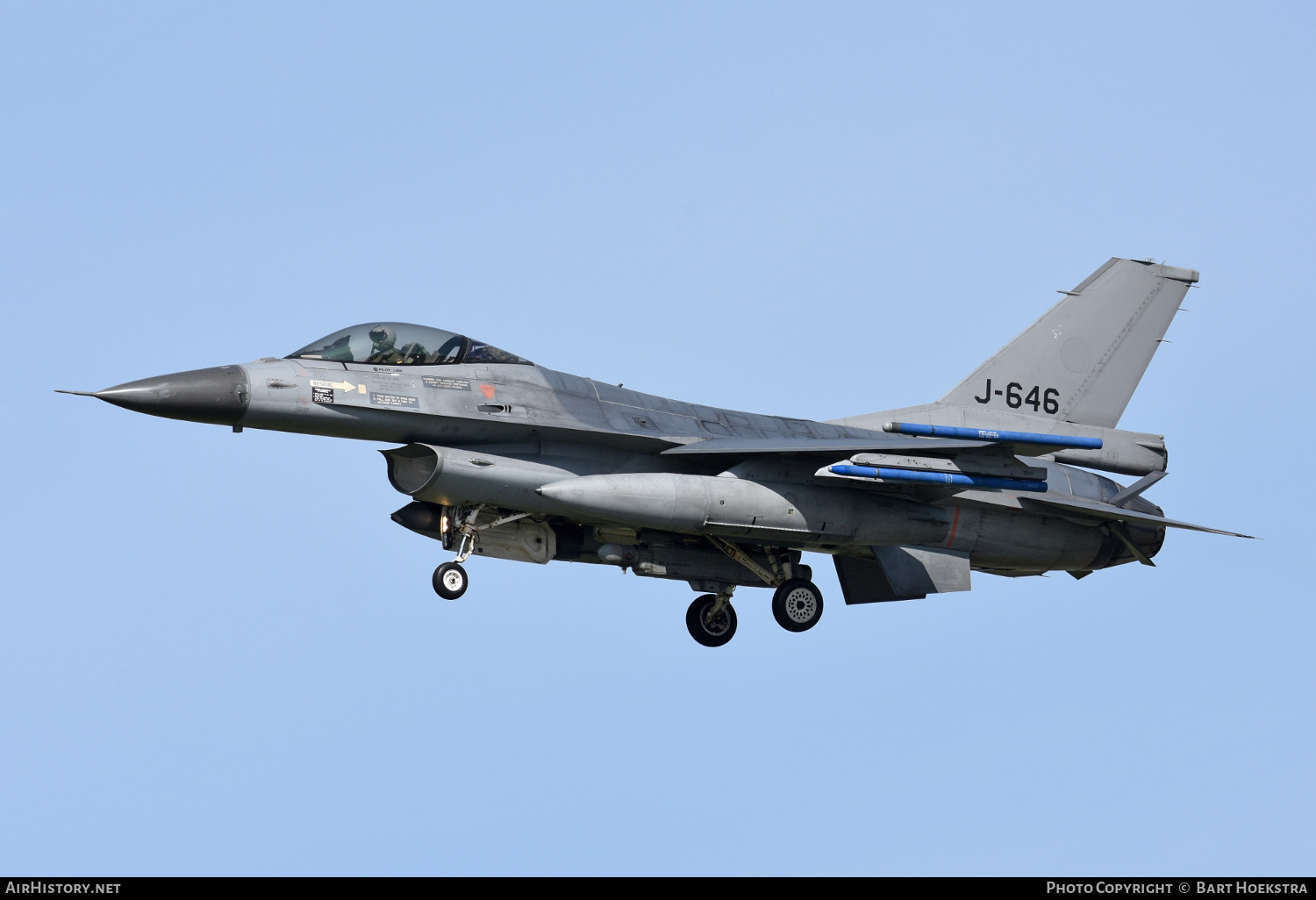 Aircraft Photo of J-646 | General Dynamics F-16AM Fighting Falcon | Netherlands - Air Force | AirHistory.net #162639