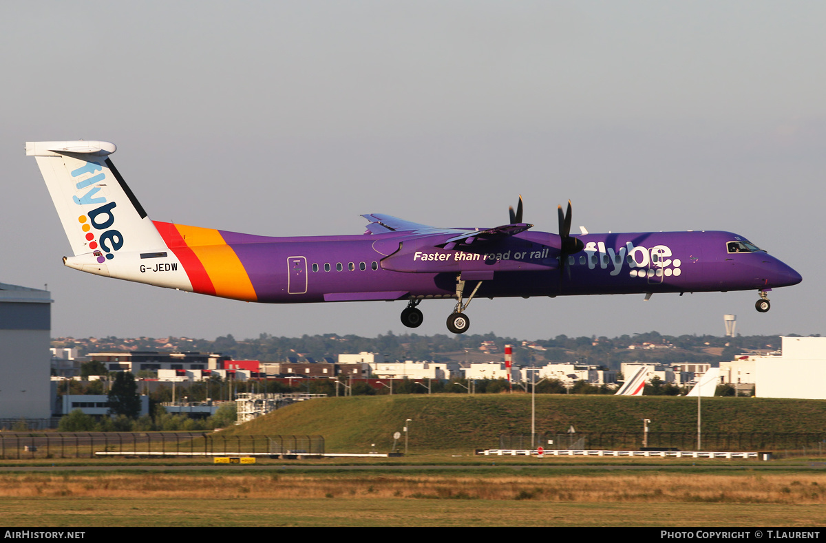 Aircraft Photo of G-JEDW | Bombardier DHC-8-402 Dash 8 | Flybe | AirHistory.net #162643