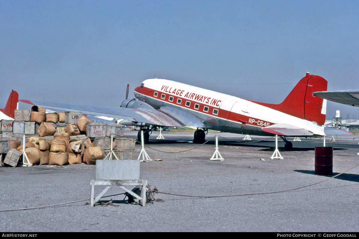 Aircraft Photo of RP-C646 | Douglas C-47A Skytrain | Village Airways | AirHistory.net