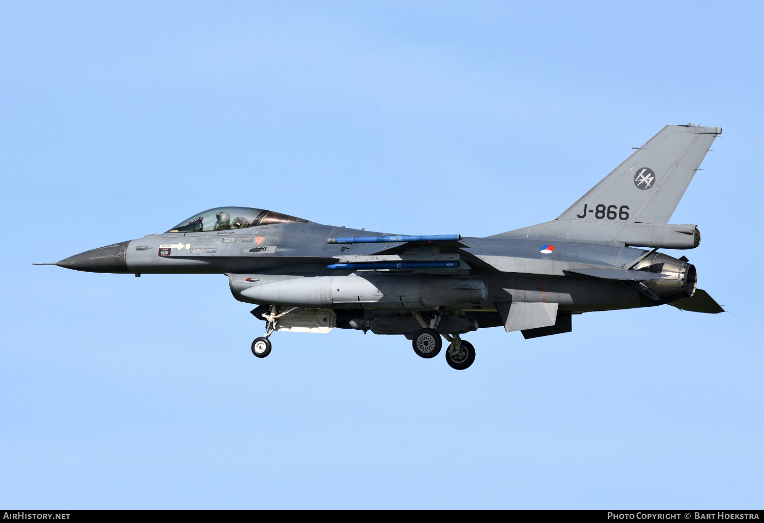 Aircraft Photo of J-866 | General Dynamics F-16AM Fighting Falcon | Netherlands - Air Force | AirHistory.net #162664