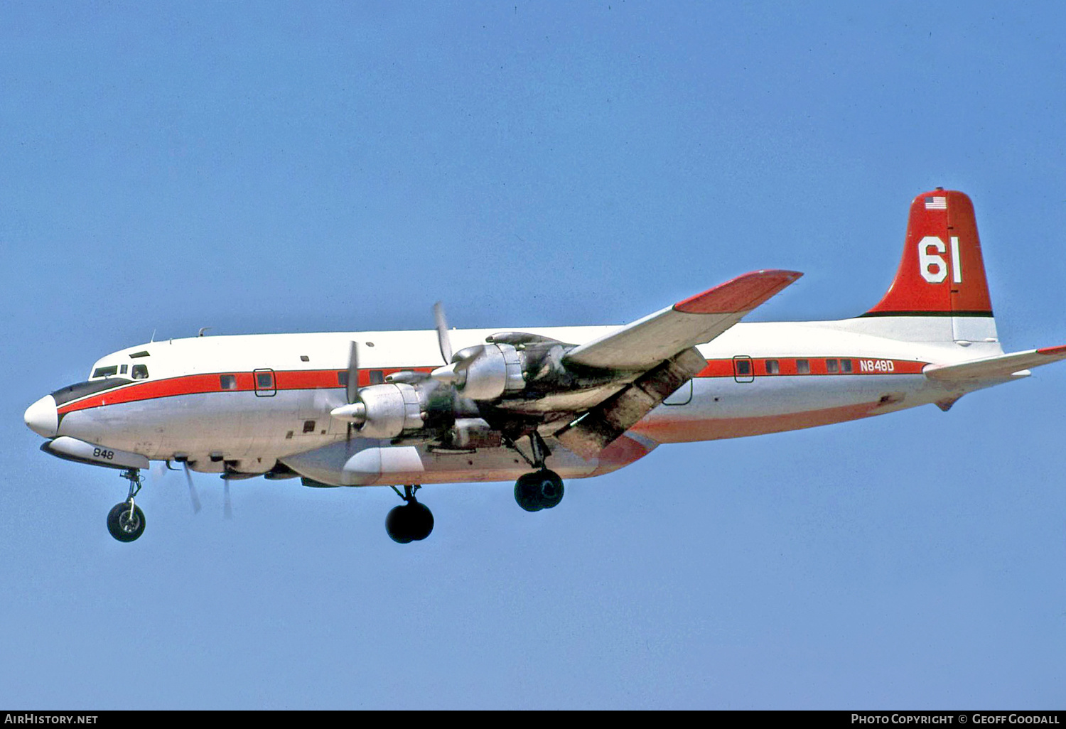 Aircraft Photo of N848D | Douglas DC-7B/AT | AirHistory.net #162672