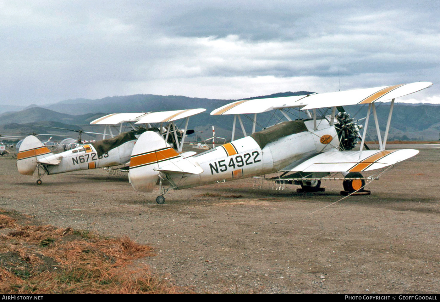 Aircraft Photo of N54922 | Boeing N2S-4/R985 Kaydet (A75N1) | Soilserv | AirHistory.net