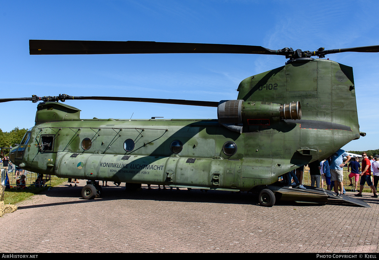 Aircraft Photo of D-102 | Boeing CH-47D Chinook (414) | Netherlands - Air Force | AirHistory.net #162689