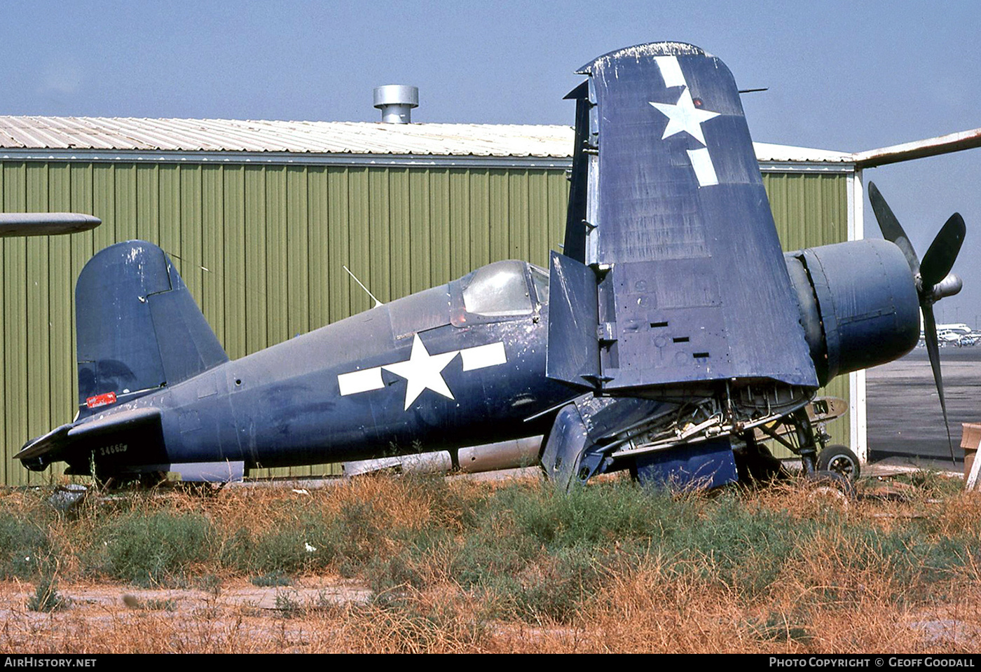 Aircraft Photo of N3466G | Goodyear FG-1D Corsair | USA - Navy | AirHistory.net #162692