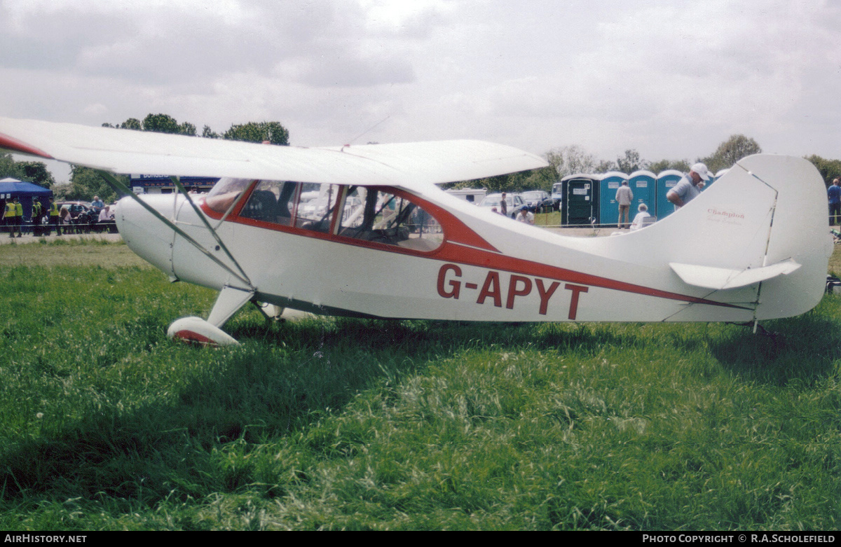 Aircraft Photo of G-APYT | Champion 7FC Tri-Traveler | AirHistory.net #162723