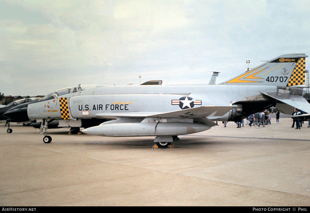 Aircraft Photo of 64-0707 / 40707 | McDonnell F-4C Phantom II | USA - Air Force | AirHistory.net #162728