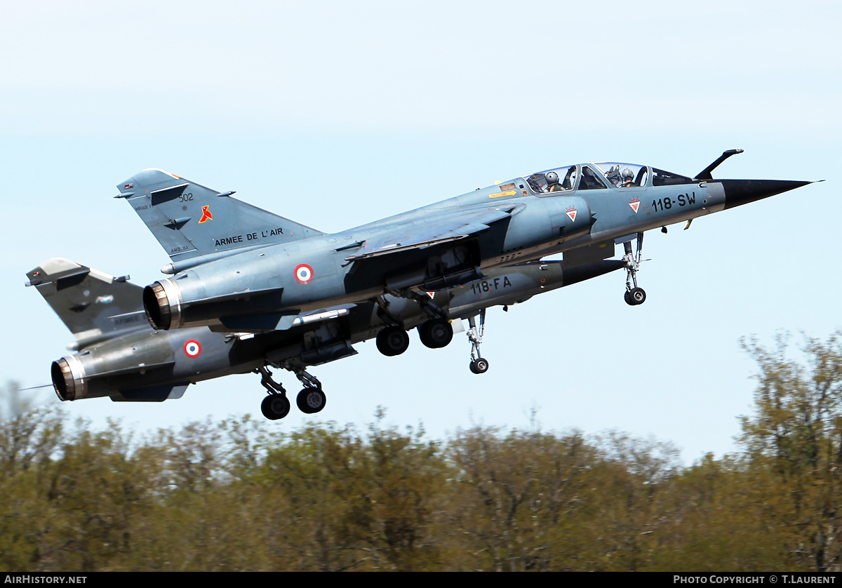 Aircraft Photo of 502 | Dassault Mirage F1B | France - Air Force | AirHistory.net #162755