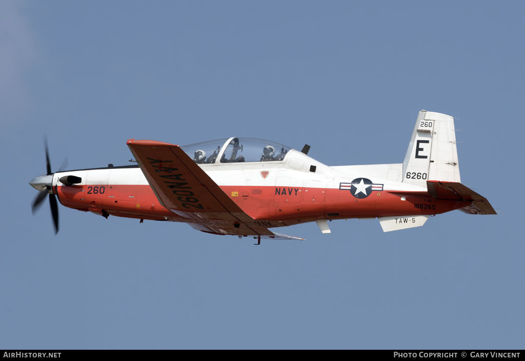Aircraft Photo of 166260 | Beechcraft T-6C Texan II | USA - Navy | AirHistory.net #162782