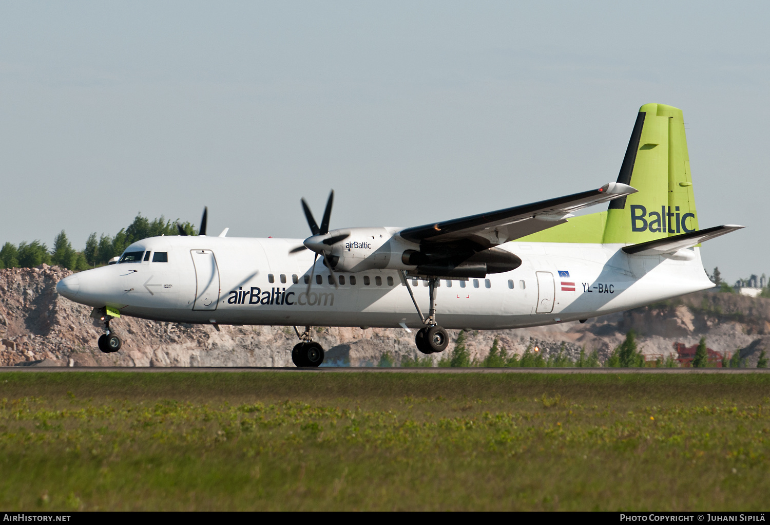 Aircraft Photo of YL-BAC | Fokker 50 | AirBaltic | AirHistory.net #162791