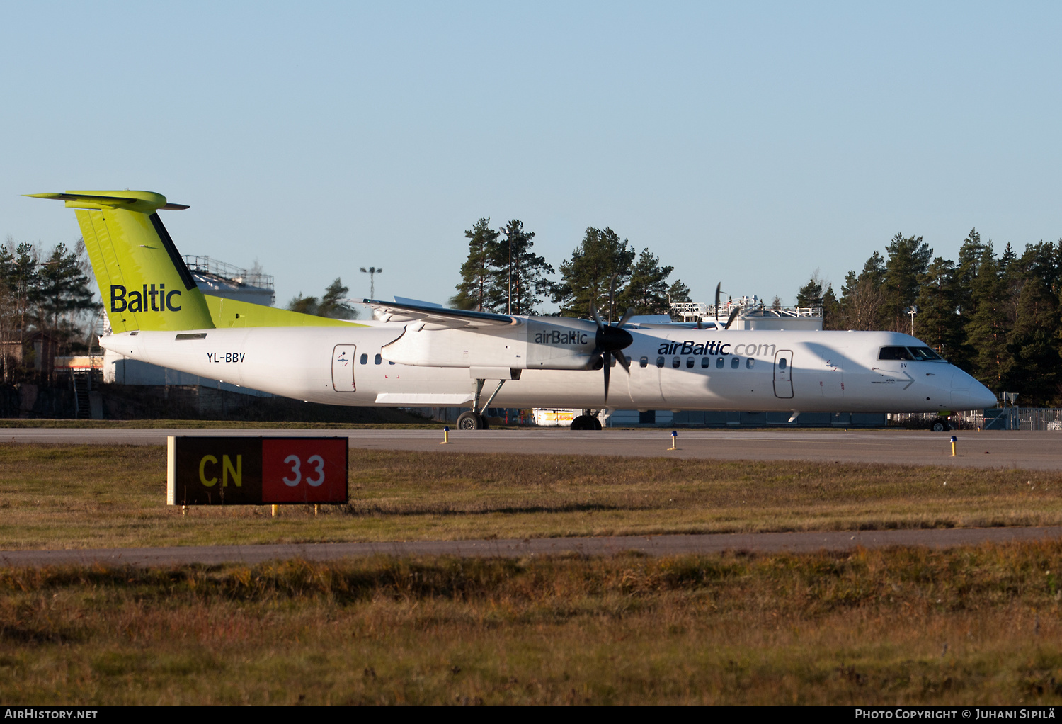 Aircraft Photo of YL-BBV | Bombardier DHC-8-402 Dash 8 | AirBaltic | AirHistory.net #162801