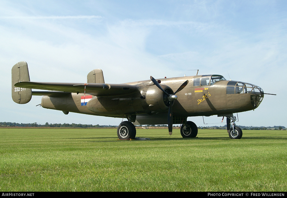 Aircraft Photo of N320SQ / N5-149 | North American B-25N Mitchell | Netherlands East Indies - Air Force | AirHistory.net #162828