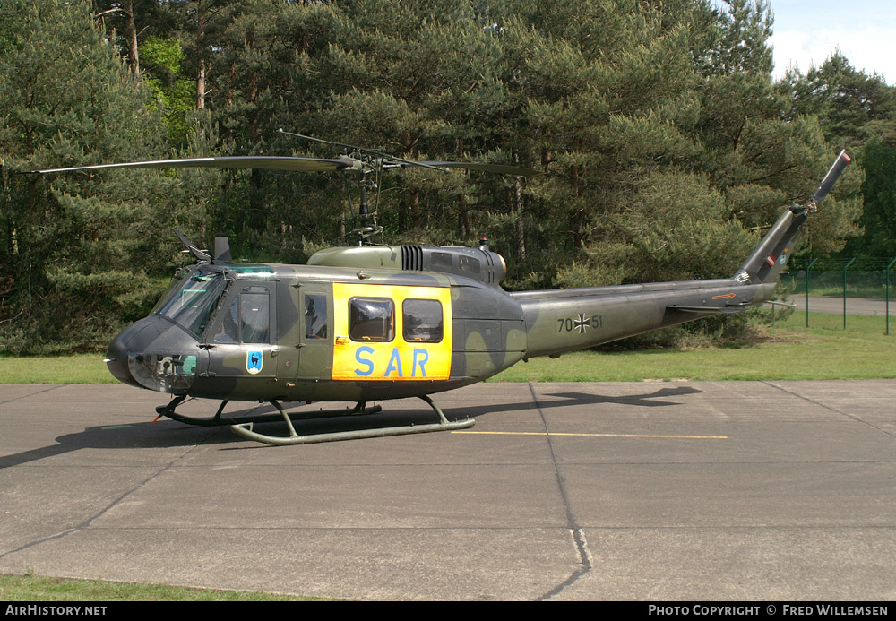 Aircraft Photo of 7051 | Bell UH-1D Iroquois | Germany - Air Force | AirHistory.net #162830