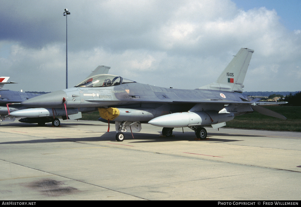 Aircraft Photo of 15105 | Lockheed F-16A Fighting Falcon | Portugal - Air Force | AirHistory.net #162842