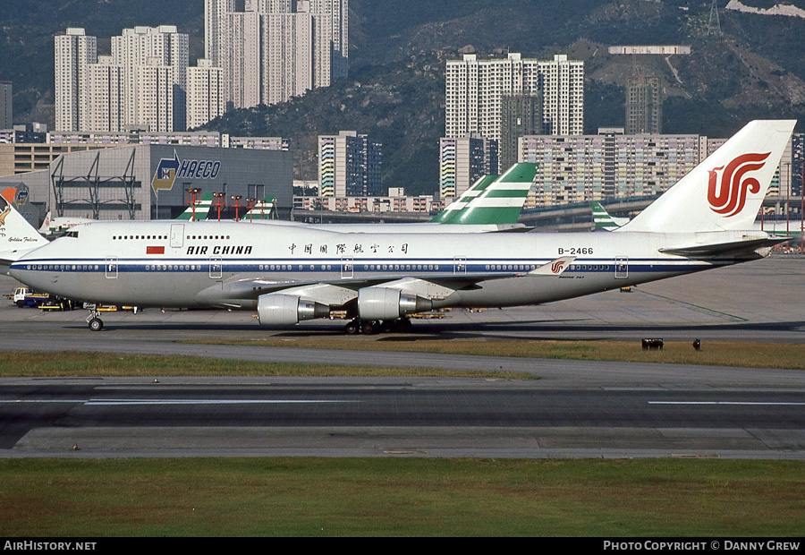 Aircraft Photo of B-2466 | Boeing 747-4J6 | Air China | AirHistory.net #162864