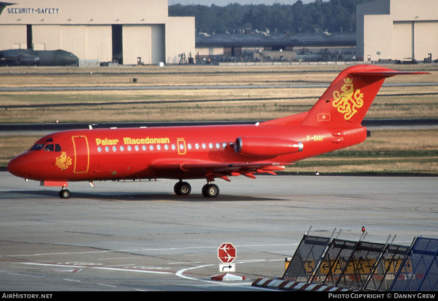 Aircraft Photo of F-GIAI | Fokker F28-1000 Fellowship | Palair Macedonian Airlines | AirHistory.net #162865