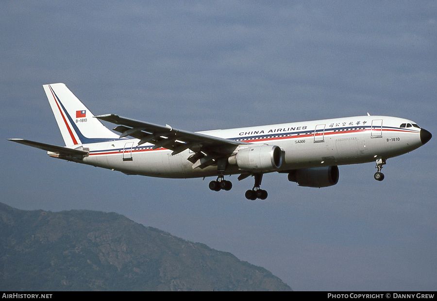 Aircraft Photo of B-1810 | Airbus A300B4-220 | China Airlines | AirHistory.net #162867