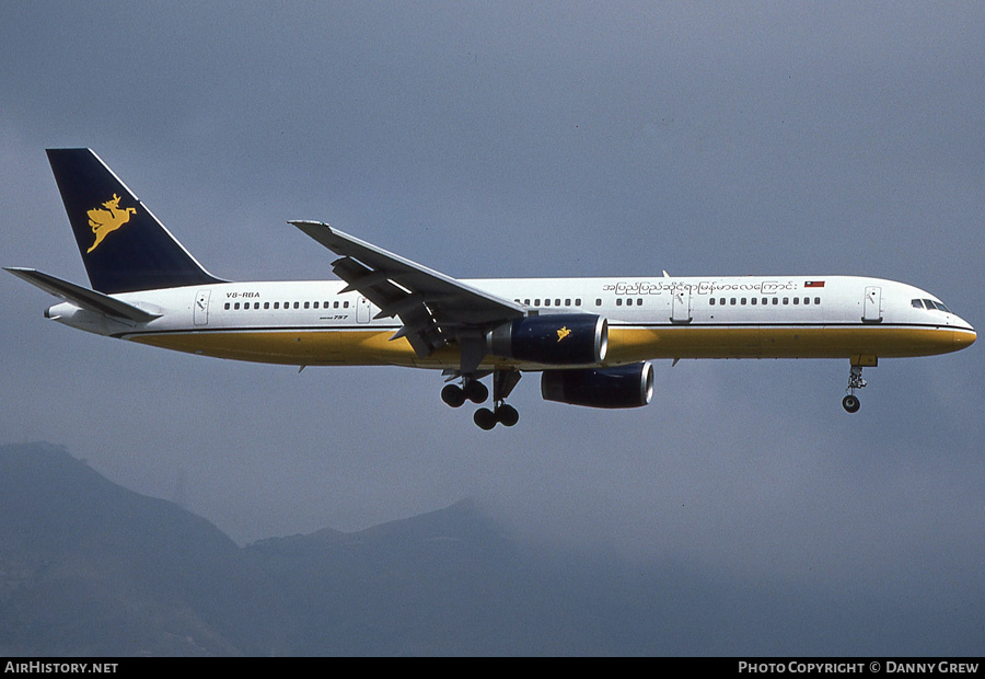 Aircraft Photo of V8-RBA | Boeing 757-2M6 | Myanmar Airways International - MAI | AirHistory.net #162882