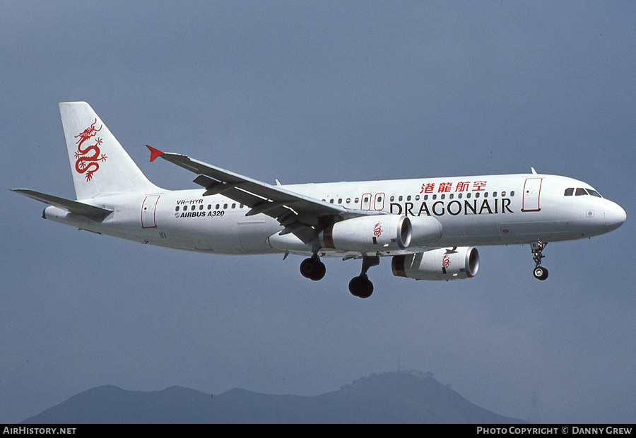 Aircraft Photo of VR-HYR | Airbus A320-231 | Dragonair | AirHistory.net #162884