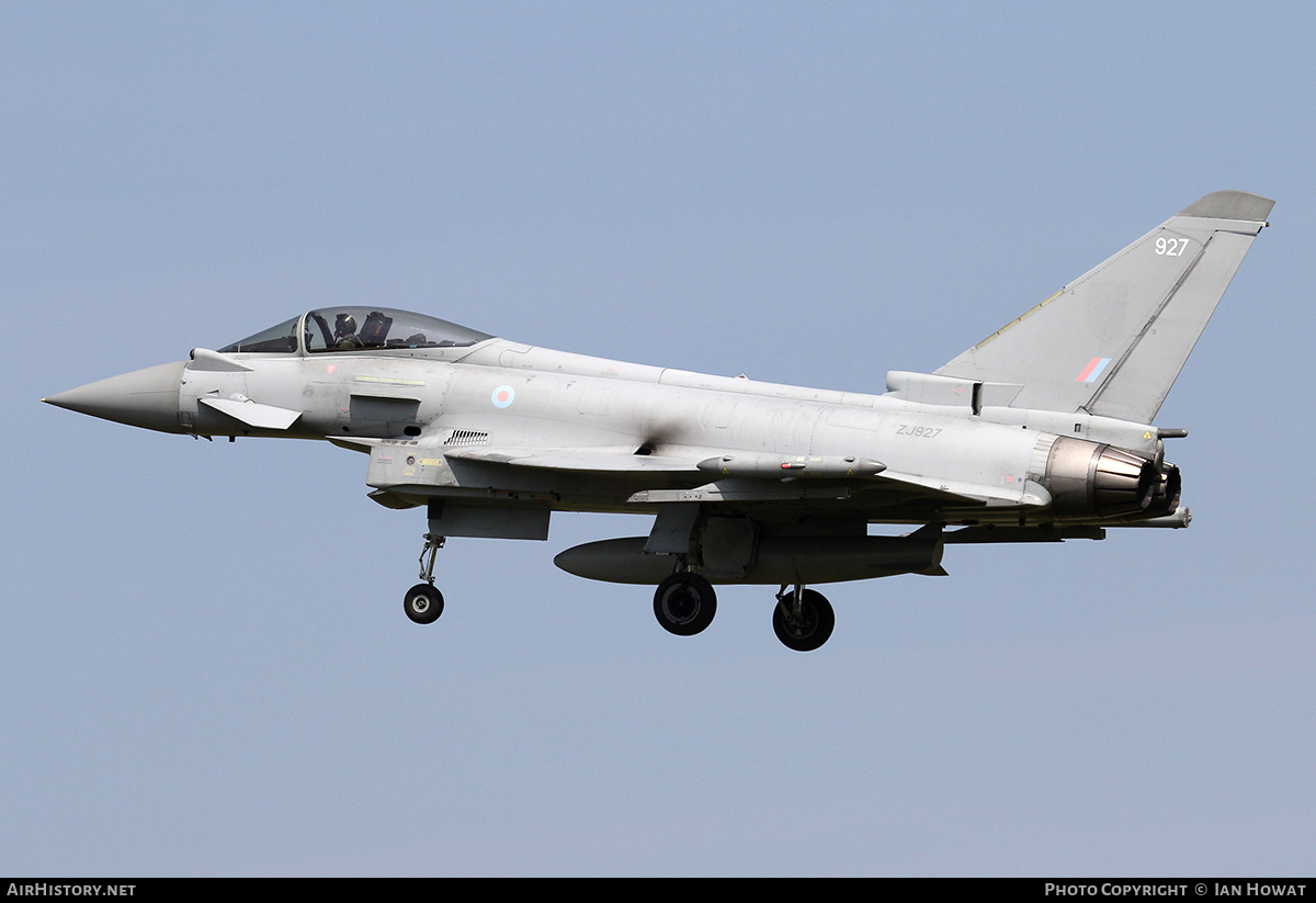 Aircraft Photo of ZJ927 | Eurofighter EF-2000 Typhoon FGR4 | UK - Air Force | AirHistory.net #162899