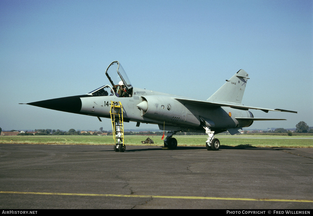 Aircraft Photo of C14-22 | Dassault Mirage F1CE | Spain - Air Force | AirHistory.net #162905