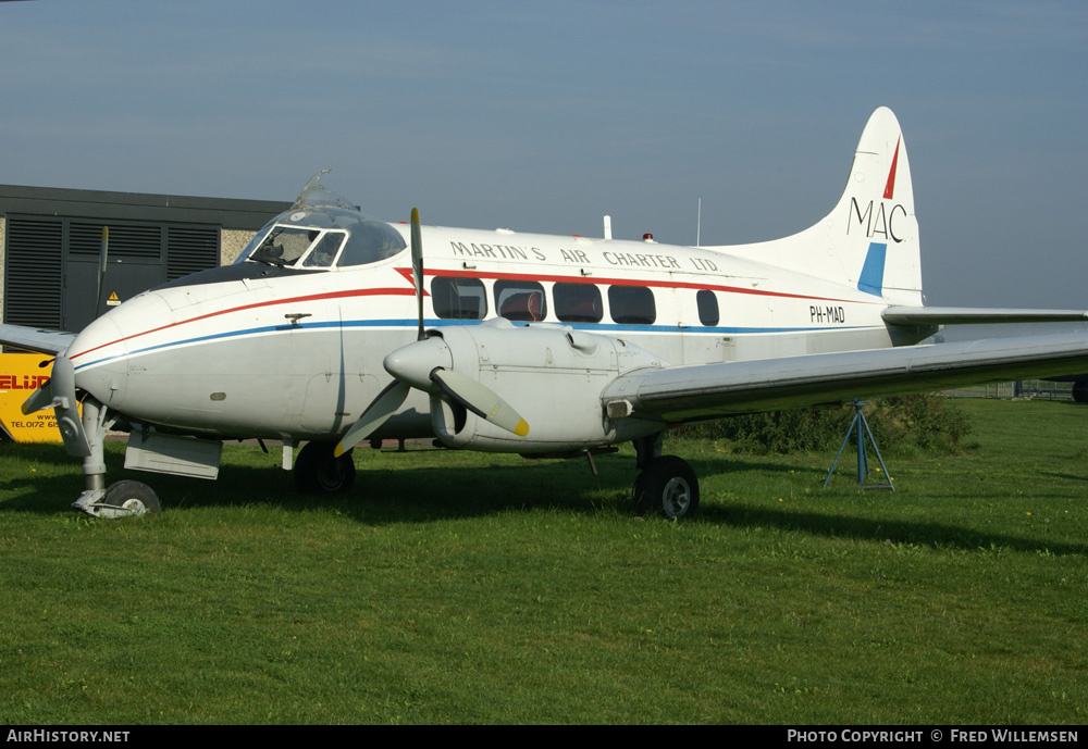 Aircraft Photo of PH-MAD | De Havilland D.H. 104 Sea Devon C20 | Martin's Air Charter - MAC | AirHistory.net #162911