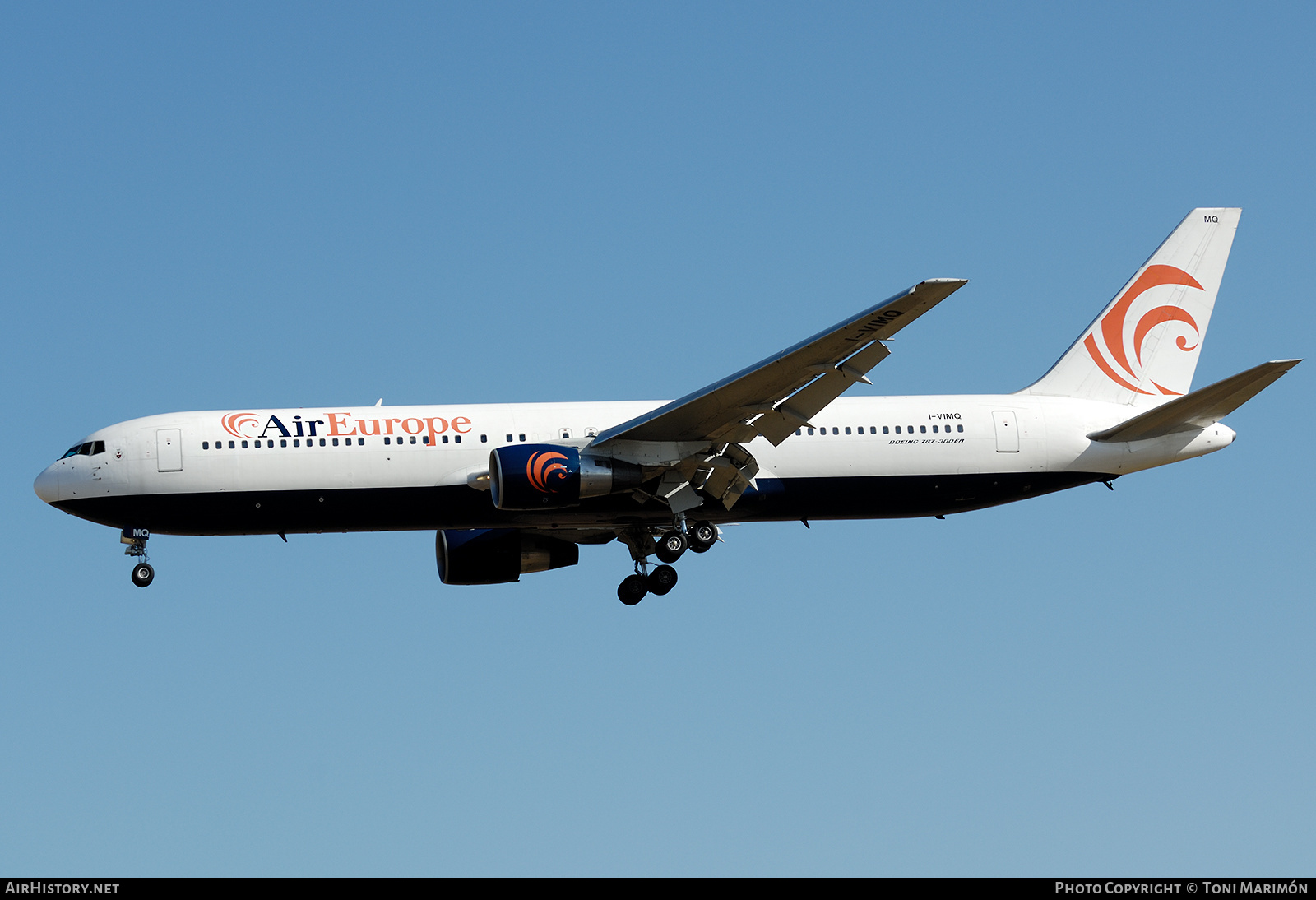 Aircraft Photo of I-VIMQ | Boeing 767-3Q8/ER | Air Europe | AirHistory.net #162917