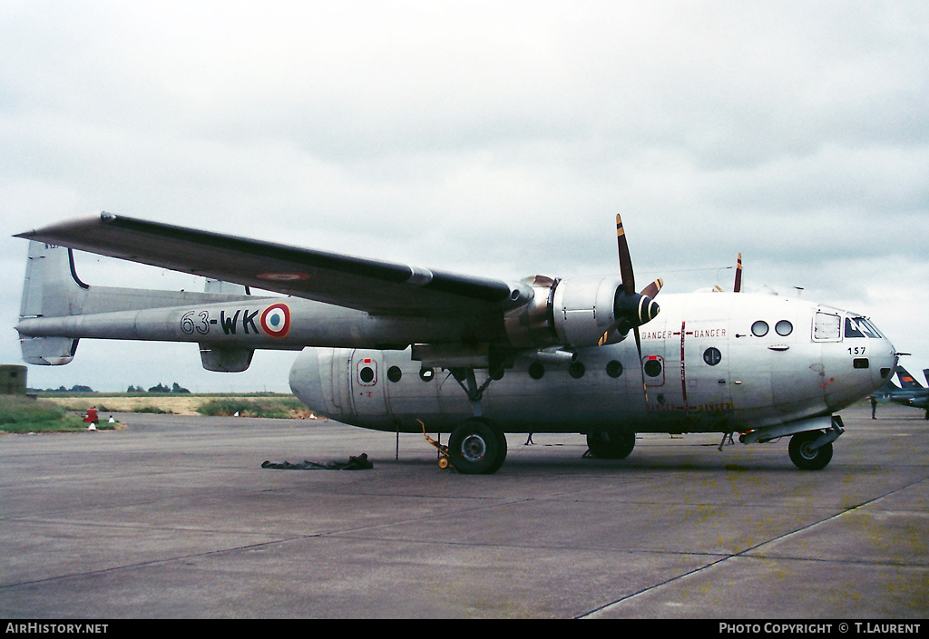 Aircraft Photo of 157 | Nord 2501 F Noratlas | France - Air Force | AirHistory.net