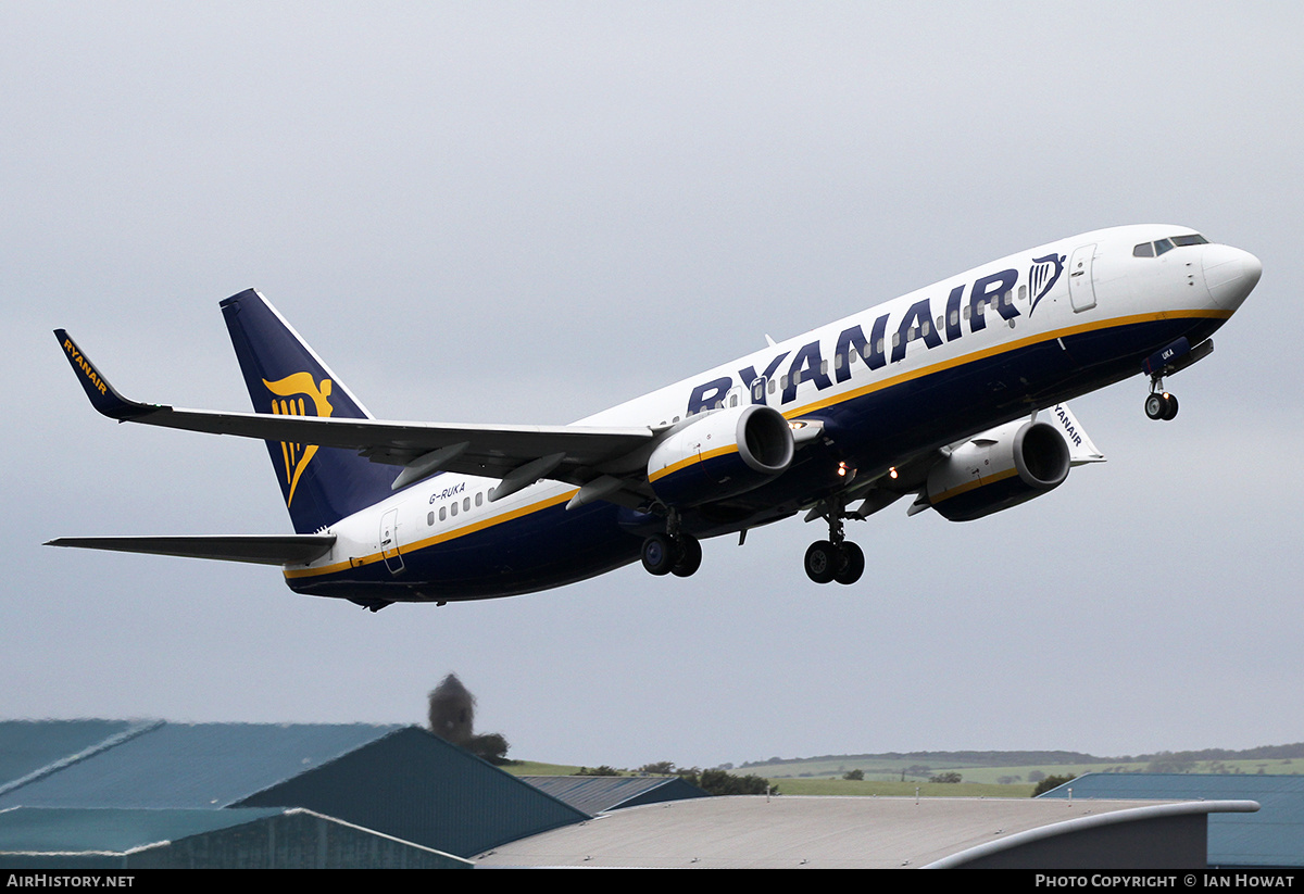 Aircraft Photo of G-RUKA | Boeing 737-8AS | Ryanair | AirHistory.net #162937