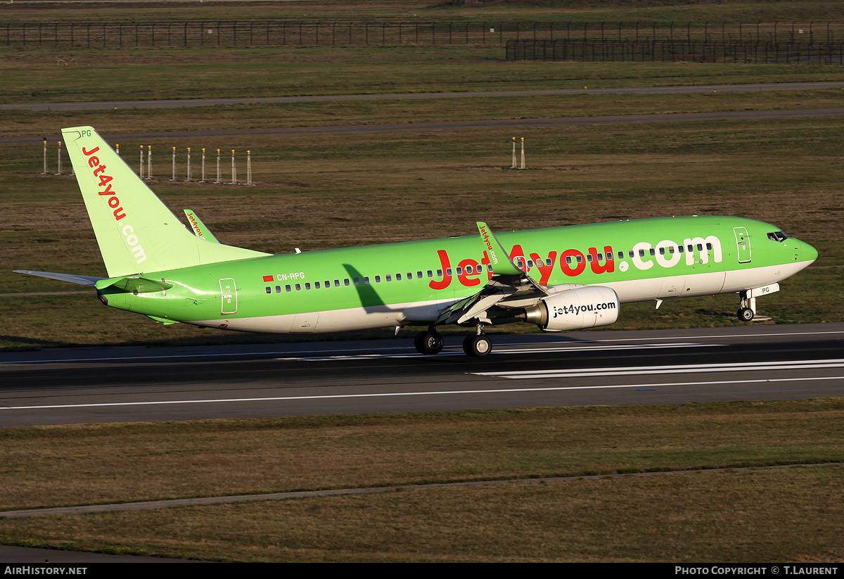Aircraft Photo of CN-RPG | Boeing 737-8K5 | Jet4you | AirHistory.net