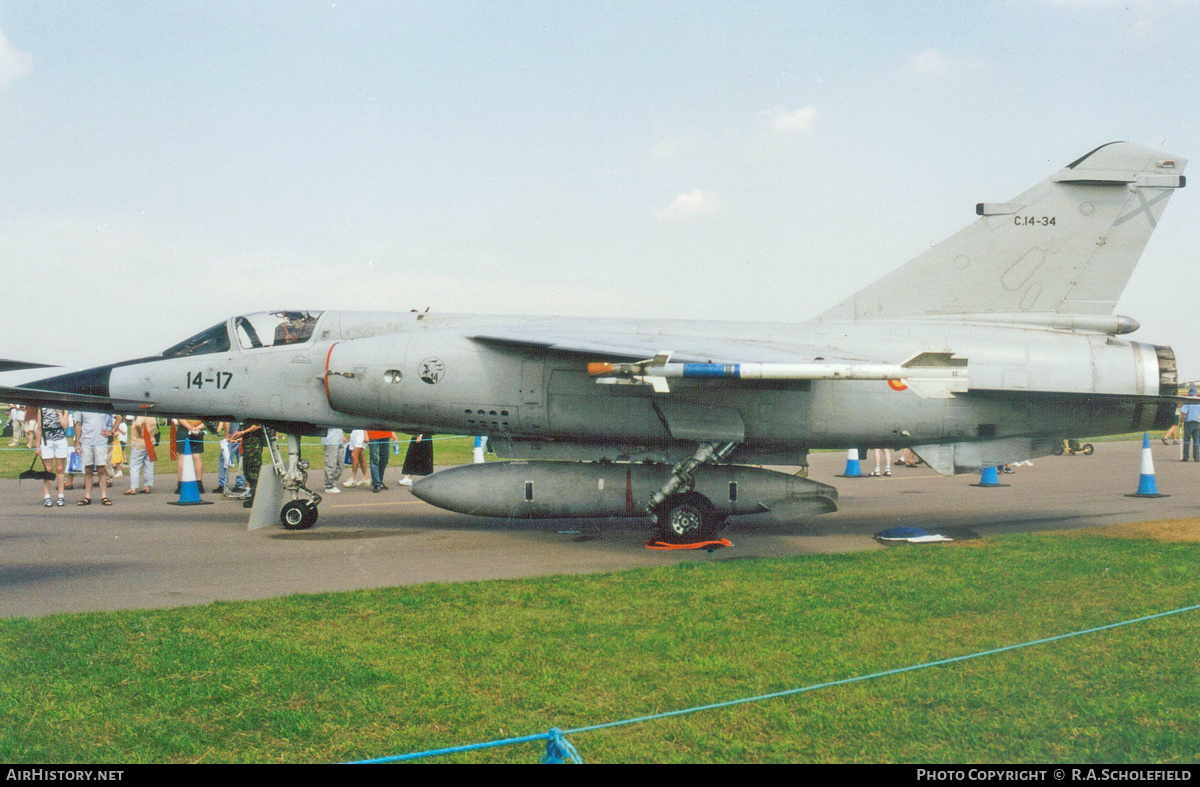 Aircraft Photo of C14-34 | Dassault Mirage F1M | Spain - Air Force | AirHistory.net #162947